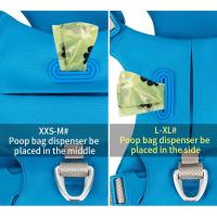 Arnés de nailon reflectante para perro, chaleco ajustable para perros pequeños, medianos y grandes, fácil de viajar - details 3