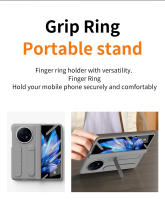 Funda de teléfono de pulsera Vertical de lujo para VIVO X Fold 3, con soporte integrado y película frontal de vidrio - details 1
