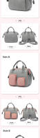 Bolso de la madre y el bebé para los productos para bebés, bolso de hombro doble, bolso de hombro de la mamá - details 5