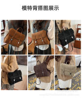 Mochila de cuero suave de gran capacidad, bolso de nicho de moda, bolso de viaje ligero de lujo, nuevo estilo universitario, 2024 - details 8