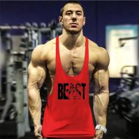 Sudadera sin mangas para hombre, camisetas de gimnasio, tirantes, Top para hombre, chalecos de Fitness, camisa de culturismo, ropa Stringer, chaleco - details 4