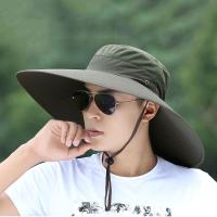 Sombrero de pescador de malla de nailon informal, protección UV de secado rápido, sombrero de cubo plegable, ala ancha, gorra de senderismo suave, deportes - details 2