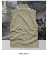 Chaqueta Chaqueta de Moda para Hombres 2025 A prueba de viento, sin mangas, impermeable, Equipo de Motociclista - details 10