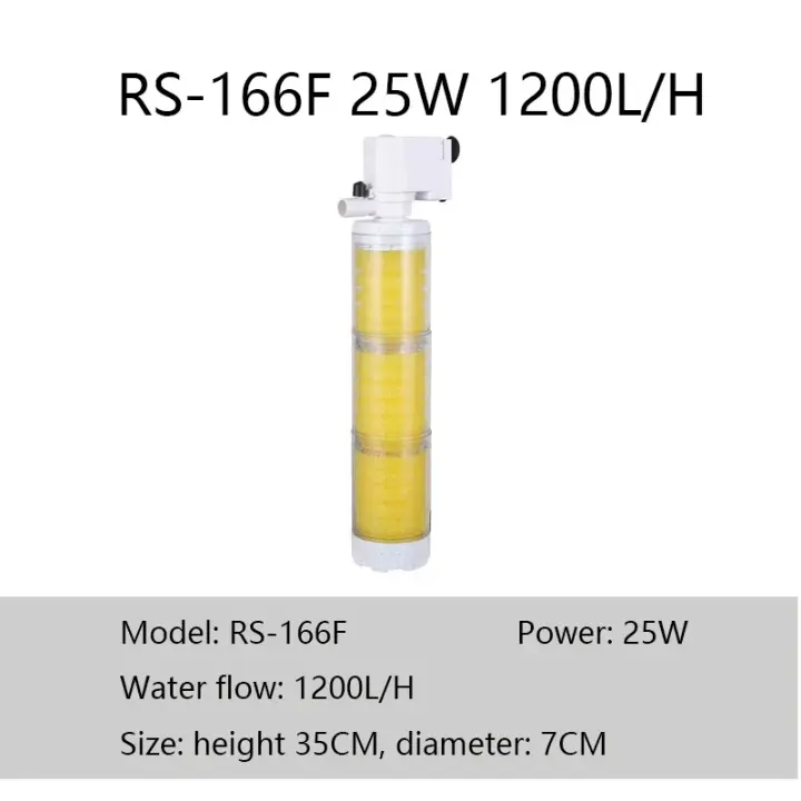 Tanque de peces de Acuario with Filter incorporado, Filter de Cycle Tres en uno, aireación libre, caja de cambios de Agua, Bomba de Cycle integrada, Colector de peces, 220V - 1