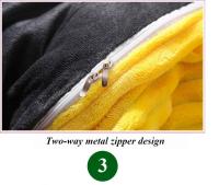 Funda de Edredón de Terciopelo Sólido Espeso para Invierno Conjunto de Ropa de Cama Doble Cubierta de Edredón Twin Queen King Comforter 220*240 - details 4