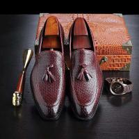 2022- Zapatos formales vietnamitas informales de cuero caliente de uso diario profesional de oficina con diseño de cocodrilo español - details 1