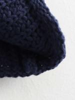 Chaleco de Punto sin Mangas de Moda Coreana para Mujer Cuello en V, Botón Azul, Bolsillos de Adelante, Rojo - details 23