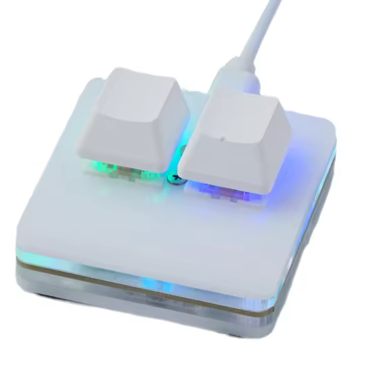 Miniteclado ro programable USB RGB, Teclado mecánico personalizado para juegos, Hotswap - 1