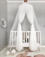 Mosquitera colgante para decoración de cama de bebé, cortinas de tul para dormitorio, casa de juegos, habitación de niños - details 10