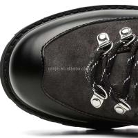 Nuevos botines negros de alta calidad para hombre, zapatos de moda de cuero genuino, cordones lujosos, calidad Wenzhou - details 8