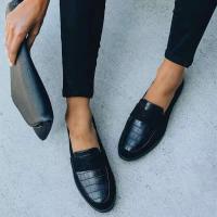 Zapatos informales para mujer, zapatos formales de cuero PU Oxford para oficina de negocios y banquetes de boda para hombre - details 6