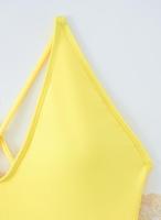 Traje de Baño de Una Pieza Blanco Ajuste de Cuerpo, Dacron, Estilo de Verano/Primavera 24, No Retirable - details 49