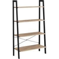 Estantería de 5 Niveles, Librería Industrial, Fácil de Montar, para Salón, Dormitorio, Cocina, Marrón Rústico y Negro LLS45X - details 29
