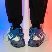 Zapatillas de deporte unisex de moda, zapatos de calle casuales con cordones de caña media, calzado deportivo de viaje antideslizante, zapatos deportivos ligeros y versátiles de caña alta para hombres y mujeres - details 10
