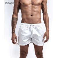 Shorts De Natación Para Hombre Quick Dry Con Cinturón Ajustable Y Bolsillos Para Surf Y Playa Estilo Casual Transpirable - details 1