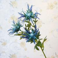 Flor de apio espinosa Artificial de plástico, flor falsa realista que no se decolora, plantas de simulación elegantes hechas a mano, decoración de oficina y Hotel - details 18