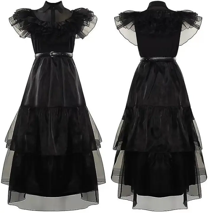 Vestido de Cosplay para niños, vestido negro de los monederos, Audrey Ab01, nuevo - 1