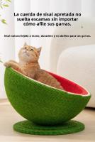 Rascador para Gatos en Forma de Sandía con Cama y Juguete - Árbol para Gatos Todo en Uno, de Gran Tamaño y Uso para Todas las Estaciones - details 4