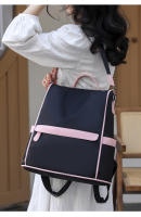 Mochila ligera informal para mujer, mochila de viaje antirrobo, Mochila pequeña de moda simple, mochila de nailon impermeable - details 5