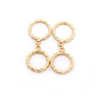 Pulsera de Tirantes Geométricos de Latón Dorado 18K Clasps para Hacer Joyería DIY - details 135