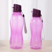 Botella de agua de plástico para deportes al aire libre, recipiente portátil de gran capacidad, Color sólido, 800ML - details 1