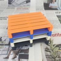 1:12 casa de muñecas muebles emulacionales modelo miniatura Mini paleta de carretilla elevadora simulada casa de muñecas de plástico Retro paleta en miniatura - details 6