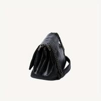 Nuevo bolso de hombro para mujer de otoño e invierno, elegante bolso cruzado con cadena, bolso versátil para las axilas de gran capacidad, bolso de mano tipo mensajero bordado simple. - details 3