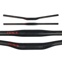 Race Face NEXT Mountain 3K manillar de bicicleta de carbono Horizontal plano de fibra completa piezas de bicicleta MTB 31,8*580-760mm negro - details 5