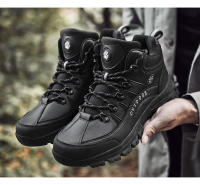 Zapatos de senderismo de estilo clásico para hombre, zapatillas antideslizantes con cordones resistentes al desgaste, deportivas para correr al aire libre, novedad - details 3