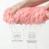 Toalla facial de lana de Coral a rayas, toalla de mano para baño, toalla de absorción facial, resistente al agua, 2 piezas, T3C1 - details 0
