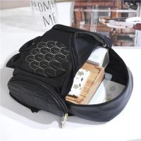 Mochila Elegante y Fresca de Cuero PU Negro con Diseño de Búho Bolso para Mujer, Mochila para Niñas - details 11