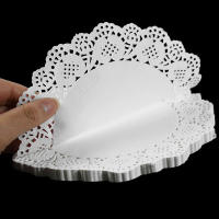 Paquete de 100 Piezas de Papel de Encaje Blanco Redondo Ideal para Empaques de Regalos DIY, Decoración de Mesas de Bodas y Cumpleaños - details 7