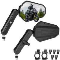 Espejos retrovisores para motocicleta M8 M10, espejo de manillar universal Emark, espejos retrovisores plegables 360 para motocicleta °   Ajuste para KTM Duke 390 duke790 890adv 1290 ADV Adventrue - details 8