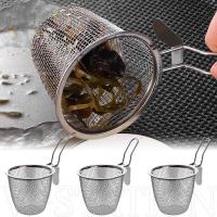 Vajilla de cocina de 1 piezas, utensilios de cocina coreanos, cuchara coladora de malla, cuchara para Fideos, cuchara para olla caliente, mango largo DE ACERO INOXIDABLE - details 2