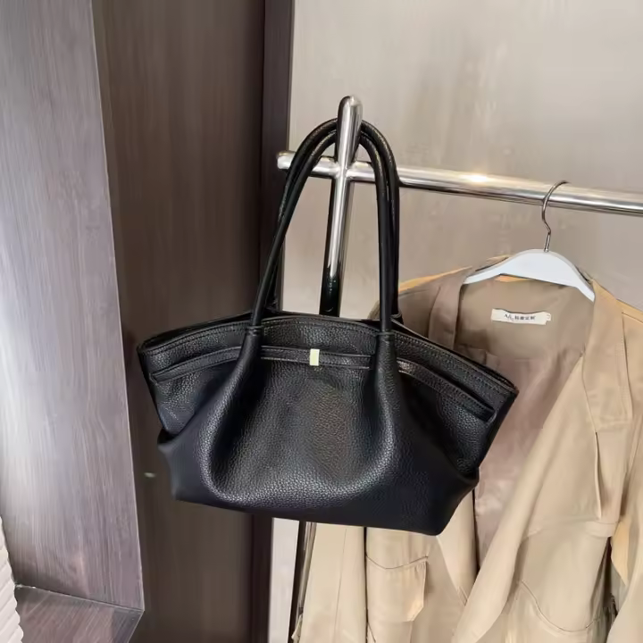 Bolsa de hombro de gran capacidad, estilo retro, nueva moda de primavera, axilas premium, versión coreana, bolso de mano para mujer. - 1