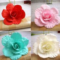 NUEVA flor artificial de 40 cm, tamaño grande, 40 cm de largo, flor de peonía artificial, rama de rosa de espuma PE, simulación de jardín de rosas - details 12
