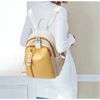 Bolso Mochila De Tela Oxford 2025 Nueva Mochila Escolar De Color De Contraste De Gran Capacidad A La Moda Para Mujer - details 4