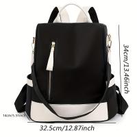 Mochila de viaje antirrobo, bolso escolar impermeable de gran capacidad, bolso de hombro bidireccional ligero - details 4