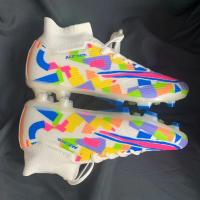 Tacos de fútbol para hombre y mujer, zapatos de fútbol para césped, tacos de fútbol, ​​tobillo alto, botas de fútbol AG FG, zapatillas de entrenamiento - details 5