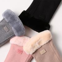 Guantes gruesos de dedo completo para hombre y mujer, Manoplas de felpa para pantalla táctil, cálidos para esquiar, deportes al aire libre, Invierno - details 3