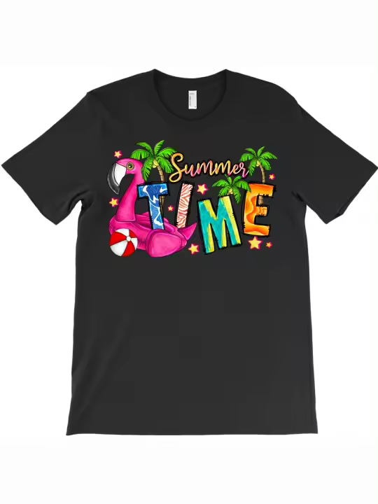 Camiseta Summer TimeRegalo para papá Manga corta con cuello redondo suave y cómoda - 992 g - 1
