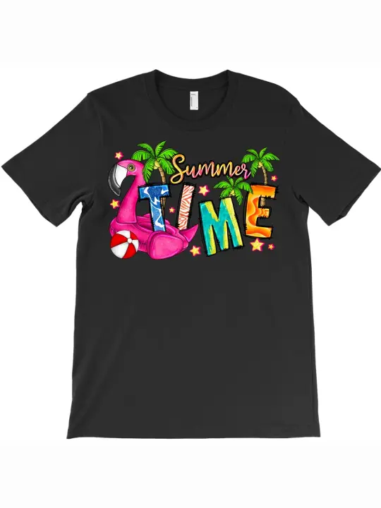 Camiseta Summer TimeRegalo para papá Manga corta con cuello redondo suave y cómoda - 992 g - 1