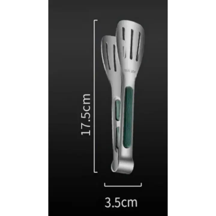Pinzas de cocina de metal de acero inoxidable, accesorio ergonómico, utensilios de cocina perfectos, aptos para lavavajillas - 1
