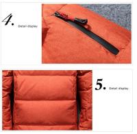 Chaqueta de Plumífero con Capucha para Hombres Cálida, Gruesa, Ajuste Grande, M-4XL - details 15