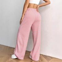 Pantalones de primavera con estampado de rayas para mujer, pantalones rectos informales para mujer - details 2