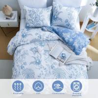 Funda de Almohada Nórdica de 3 Piezas Edredón de Flores con 2 Fundas de Almohada 50X75CM - details 3