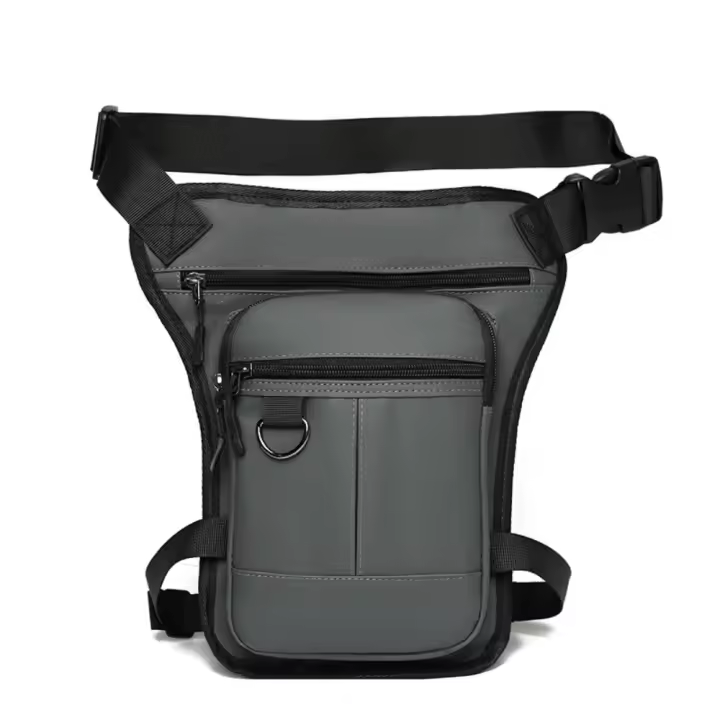 Bolsa de pierna para exteriores de gran capacidad para escalada, bolsa ajustable multicapa para ciclismo, bolsa informal impermeable para motocicleta - 1
