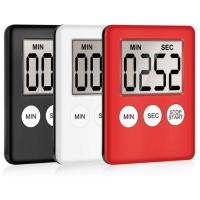 ​ Temporizador de cocina Digital ultrafino con pantalla LCD trasera magnética, accesorios de recordatorio de cuenta atrás de minutos - details 0