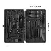 cortadores de manicura juego de cortaúñas cuchara de oreja de acero inoxidable para el hogar tijeras de pedicura herramienta para belleza - details 0