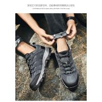 Zapatos Deportivos informales transpirables para hombre, zapatillas antideslizantes para montañismo, superficie de red de senderismo, talla grande - details 5